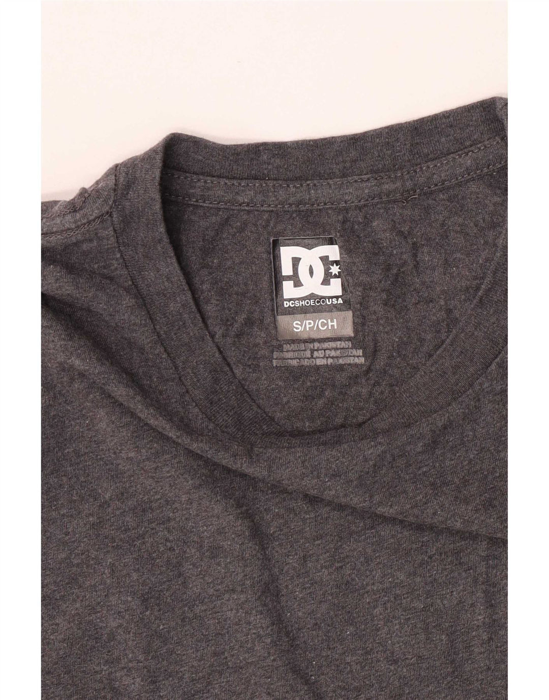 Tricou grafic DC pentru bărbați Top mic gri