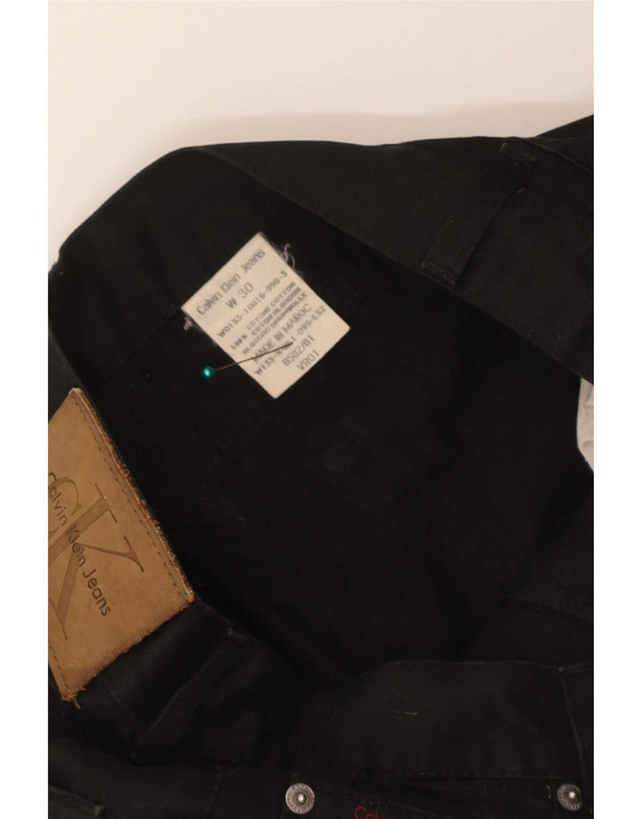Blugi slim pentru bărbați Calvin Klein W30 L32 bumbac negru