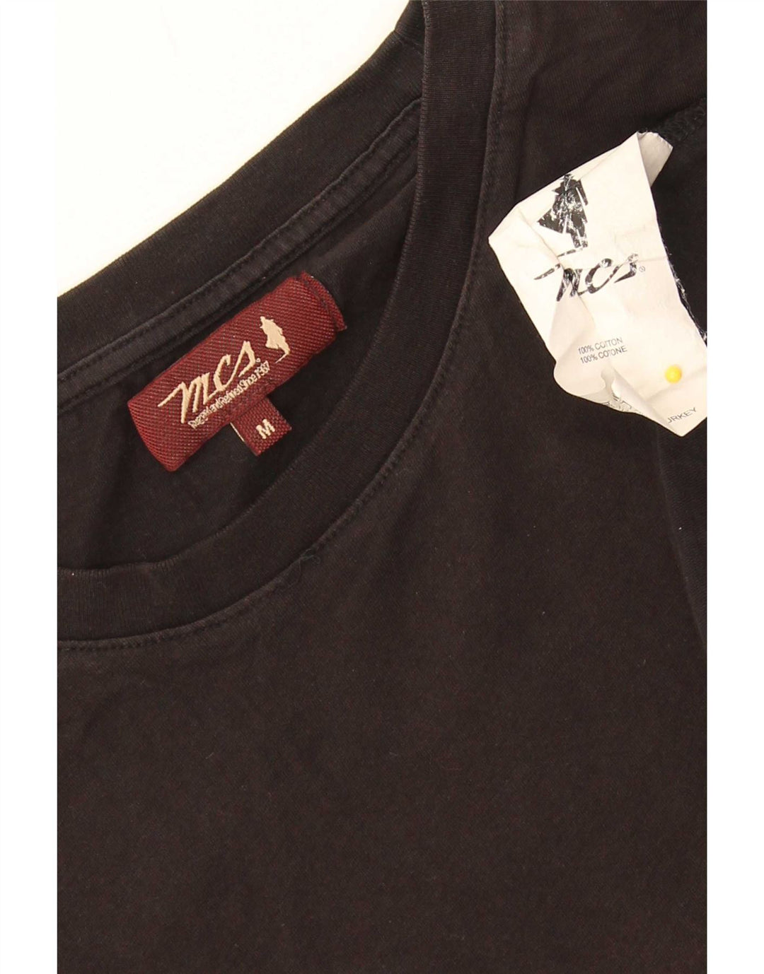 Tricou Marlboro Classics pentru bărbați Top mediu din bumbac negru