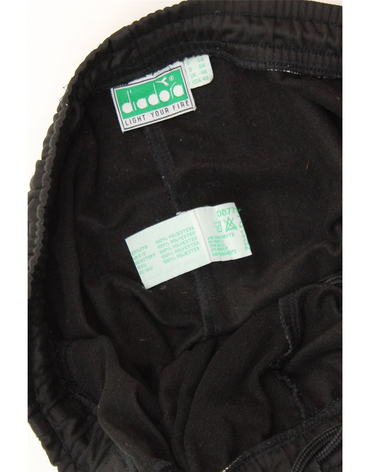 Pantaloni de trening pentru bărbați DIADORA UK 46 XL Poliester negru