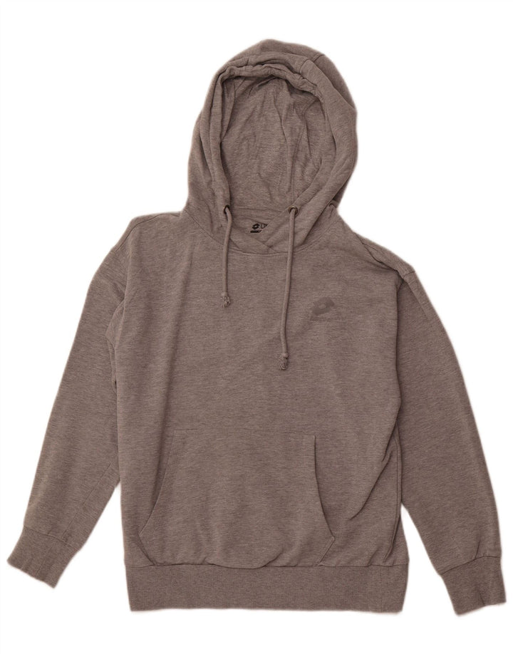 Pulover LOTTO pentru femei, UK 14, bumbac gri mediu