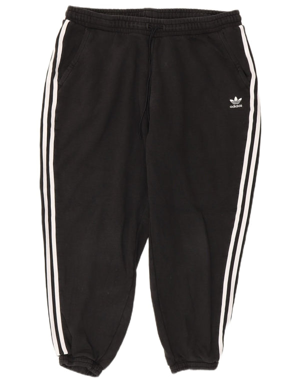 Pantaloni de trening Adidas pentru femei Joggeri UK 20/22 XL Bumbac negru