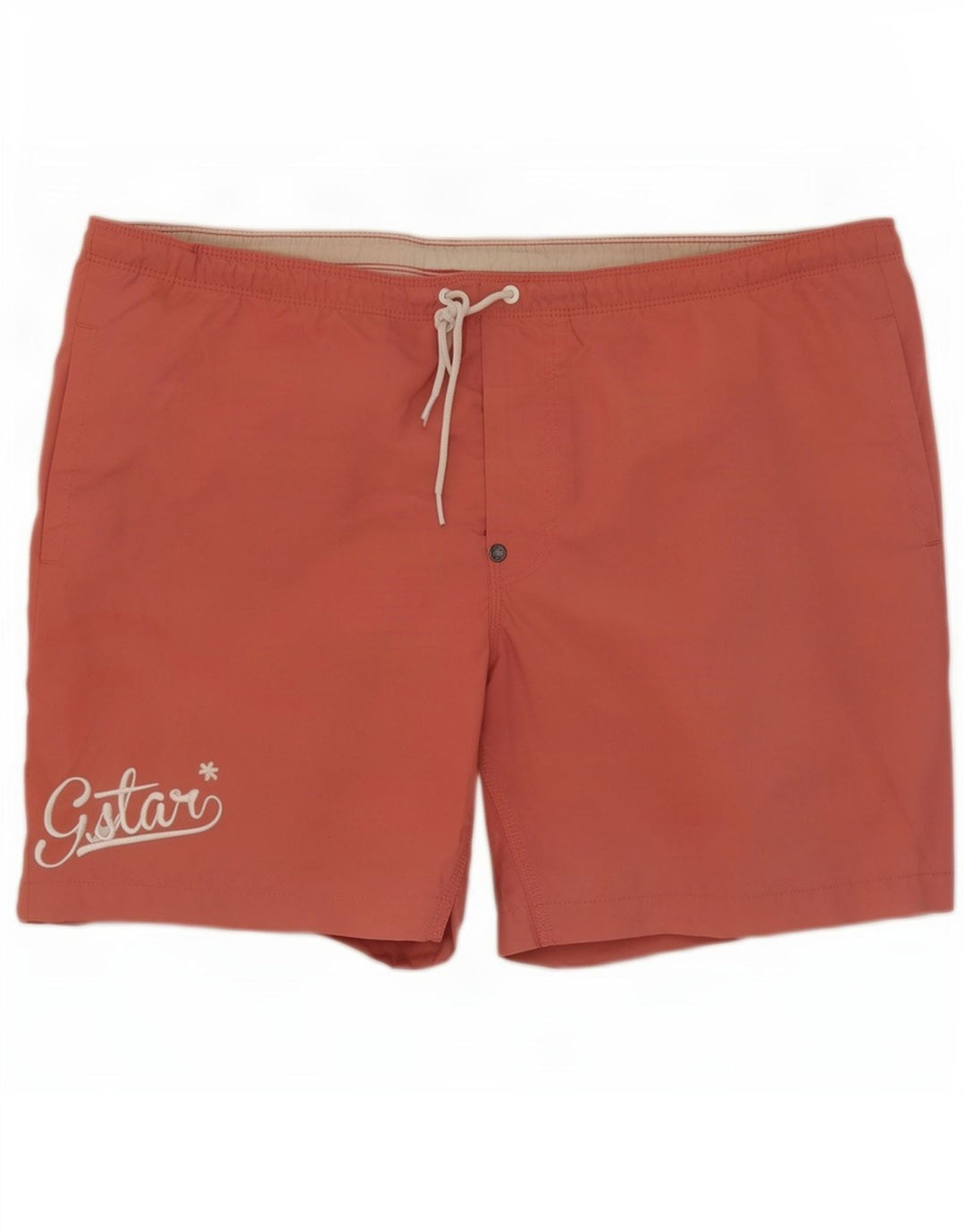 Pantaloni scurți de înot grafic G-Star pentru bărbați, poliester roșu mare