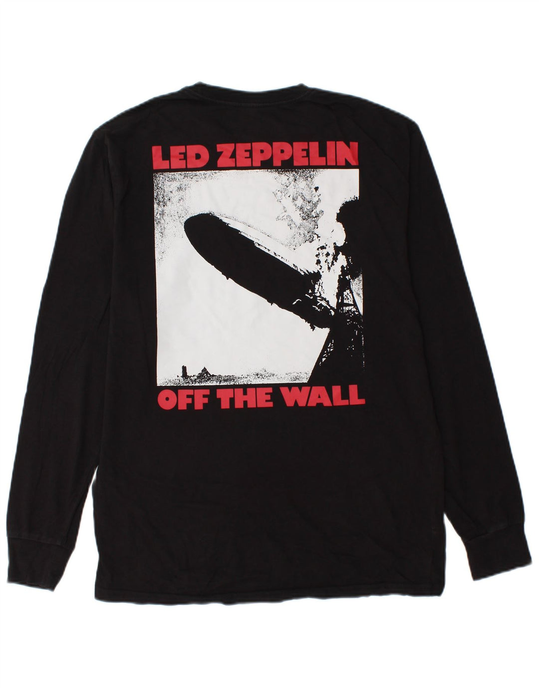 VANS Bărbați Classic Fit Graphic Top cu mânecă lungă, bumbac mediu negru