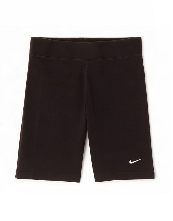 Pantaloni scurti sport Nike pentru femei UK 12, bumbac mediu negru