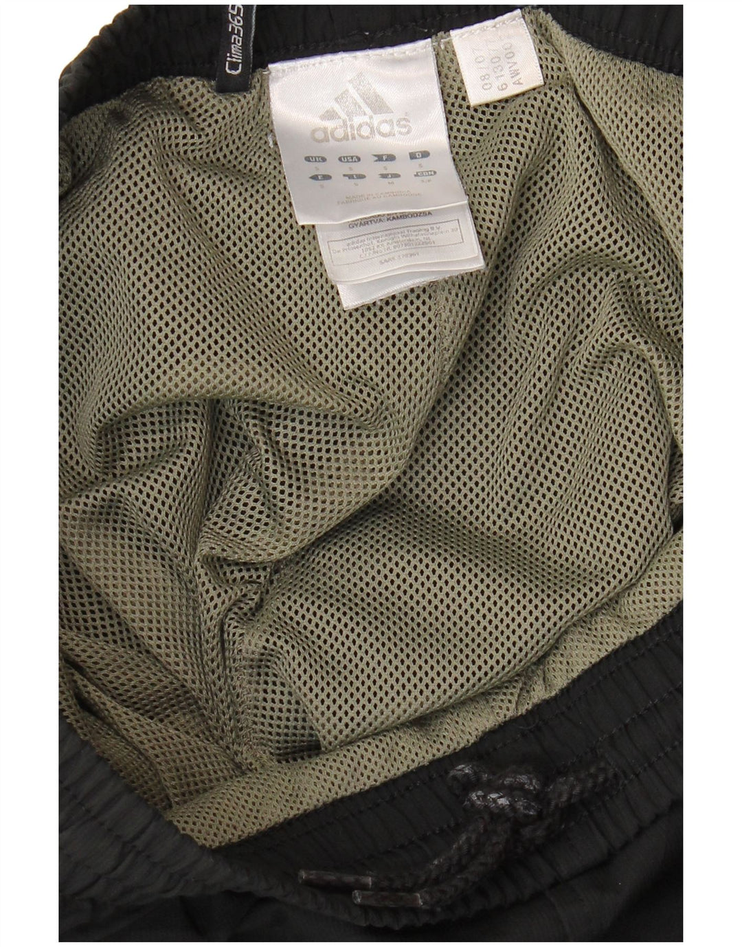 Pantaloni de trening Adidas Clima 365 pentru bărbați, poliester negru mic