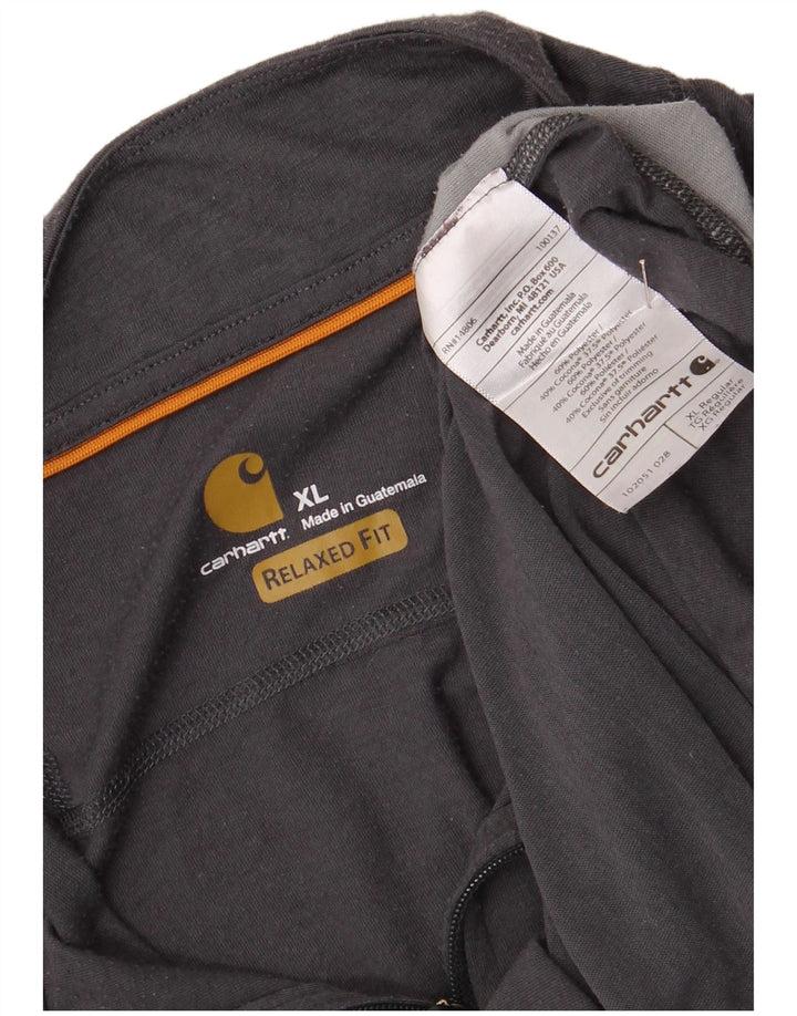 Top de trening pentru bărbați Carhartt, cu fermoar și gât, XL, color bloc