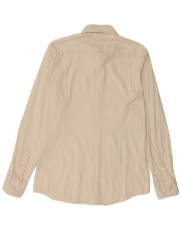 Cămașă pentru bărbați Hugo Boss Slim Fit EU 40 Medium White