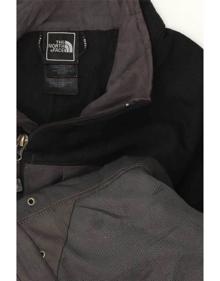 Jachetă de trening pentru bărbați THE NORTH FACE, din poliester color bloc, gri mediu
