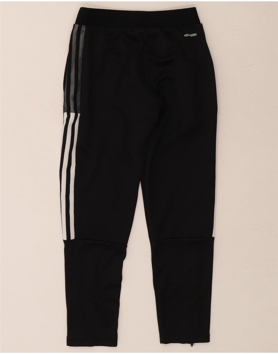 Pantaloni de trening ADIDAS Aeroready pentru baieti 9-10 ani poliester negru
