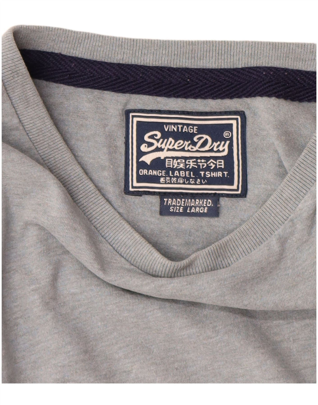 Tricou Superdry pentru bărbați Top mare bumbac gri