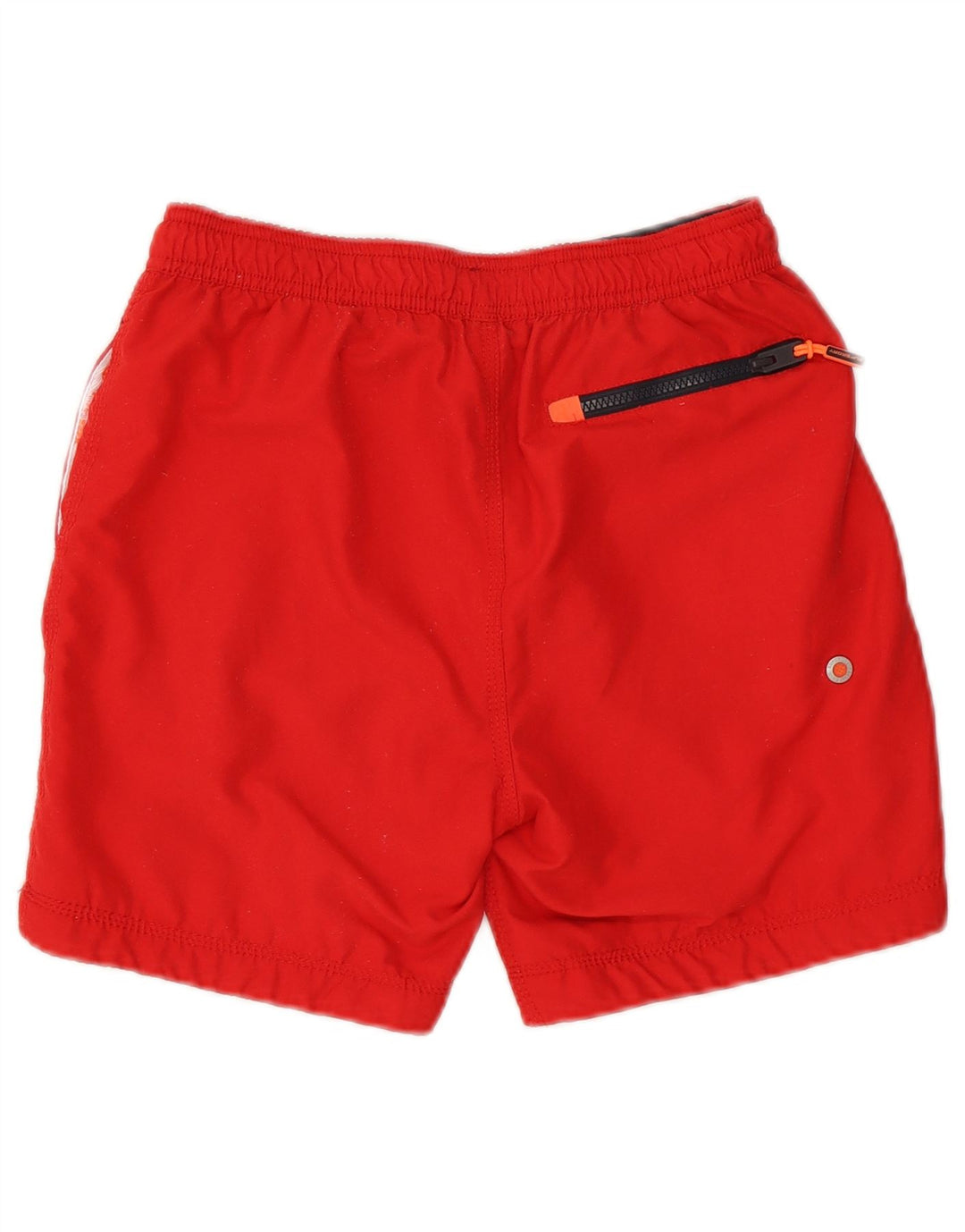 Pantaloni scurți de înot grafic Superdry pentru bărbați, poliester roșu mic