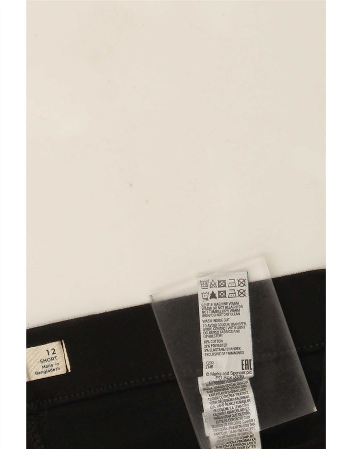 Blugi jegging scurti pentru femei Marks & Spencer UK 12 Medium W30 L26 Negri