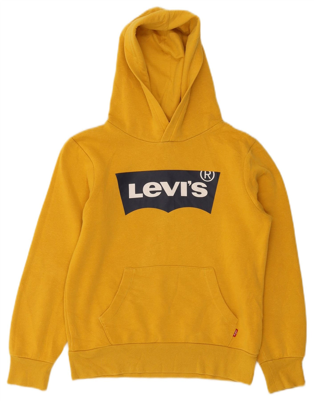 Pulover Levi's pentru băieți, cu capota, 9-10 ani, galben