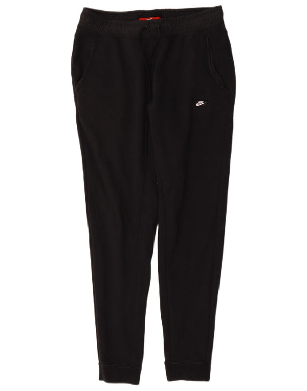 Pantaloni de trening Nike pentru bărbați Joggeri, bumbac mediu negru