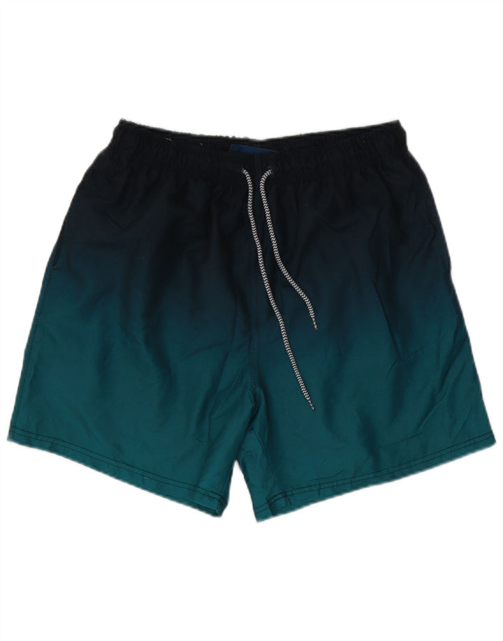 Mountain Warehouse Pantaloni scurți de baie pentru bărbați, albastru mediu, poliester color bloc