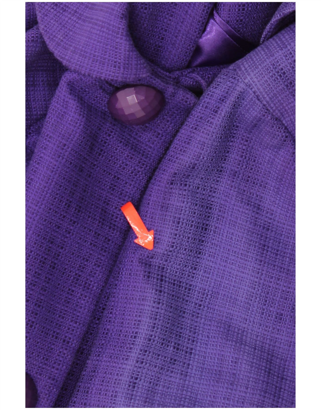 Palton pentru femei Monsoon UK 12, bumbac violet mediu