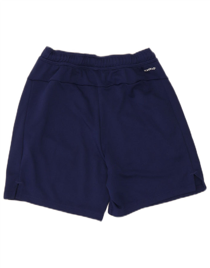 Pantaloni scurți sport Aeroready Adidas pentru bărbați, poliester mici, albastru