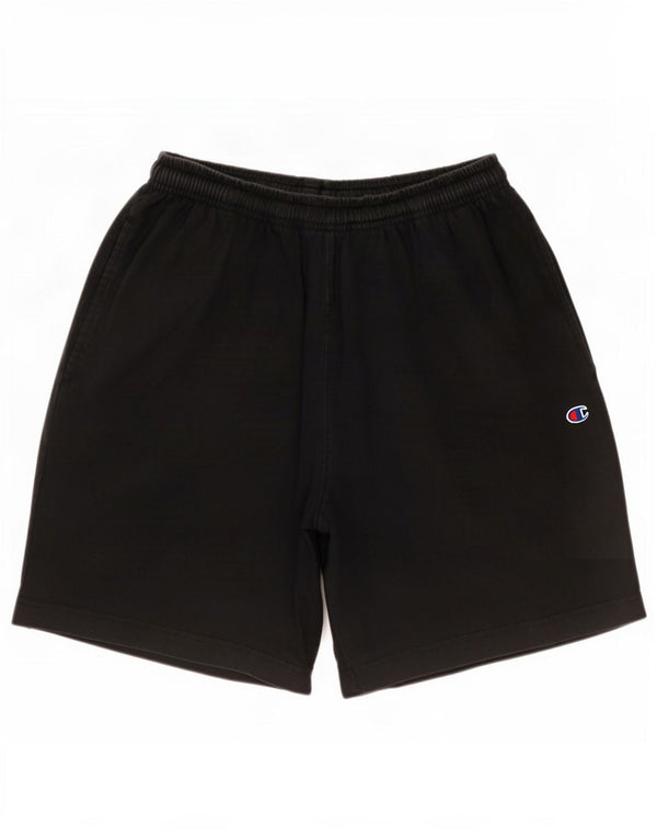 Pantaloni scurți sport Champion pentru bărbați, mari, negru, bumbac