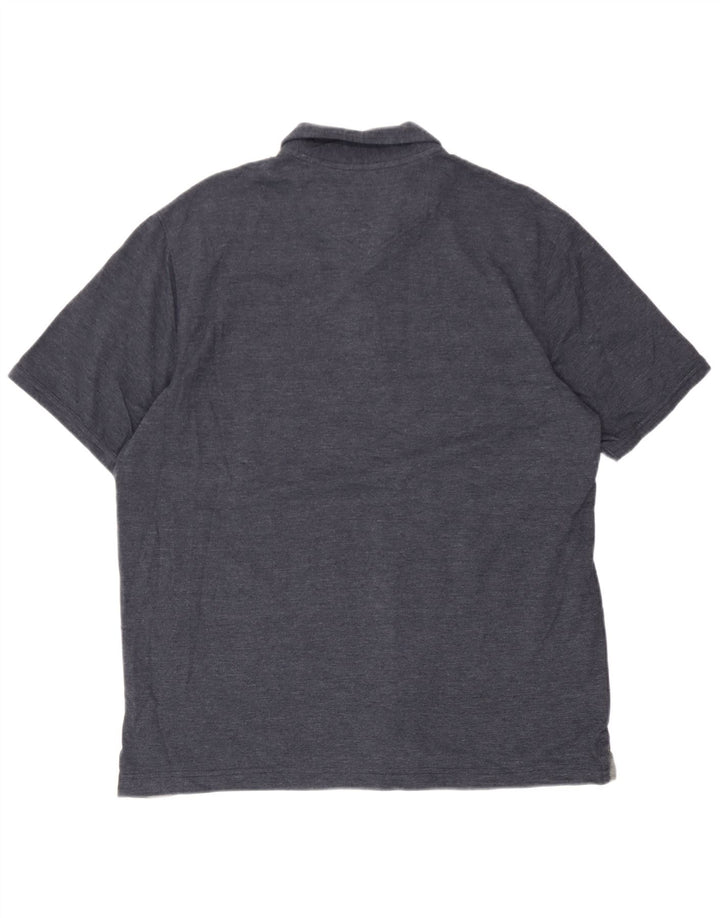 Cămașă polo Eddie Bauer pentru bărbați, mare, albastru bleumarin, bumbac