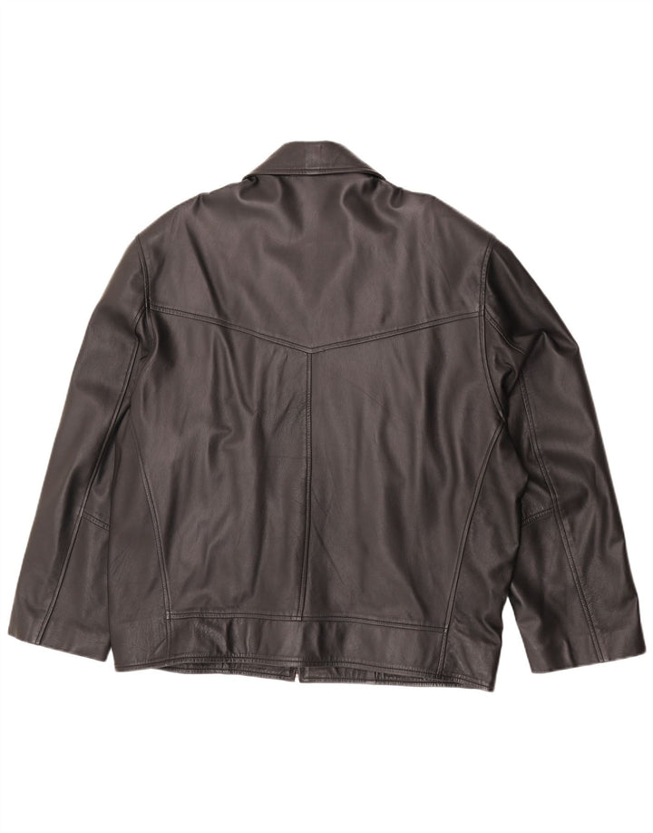 Jachetă de piele pentru femei Admiral UK 20 2XL, piele de miel neagră