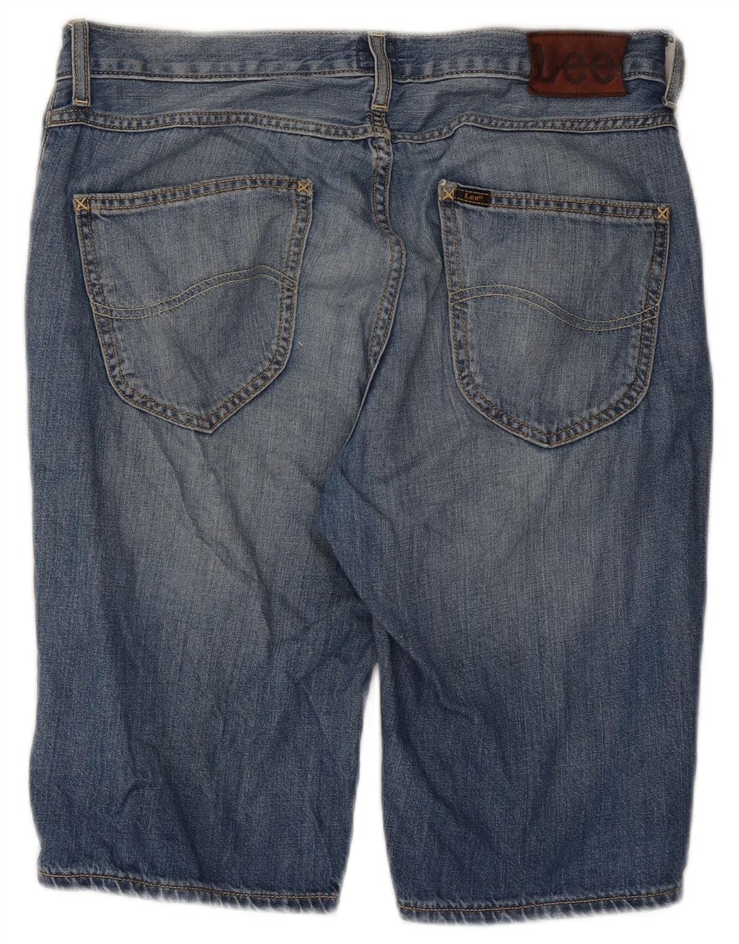 Pantaloni scurți din blugi pentru bărbați Lee W31, bumbac albastru mediu