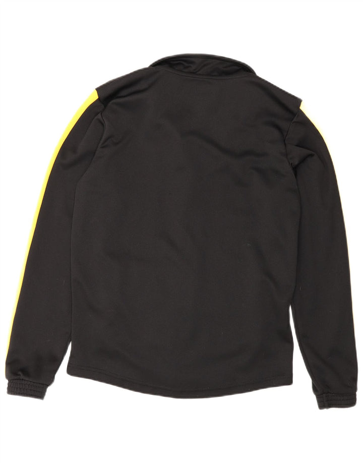 Jachetă de trening Kappa pentru băieți 13-14 ani, negru, color block