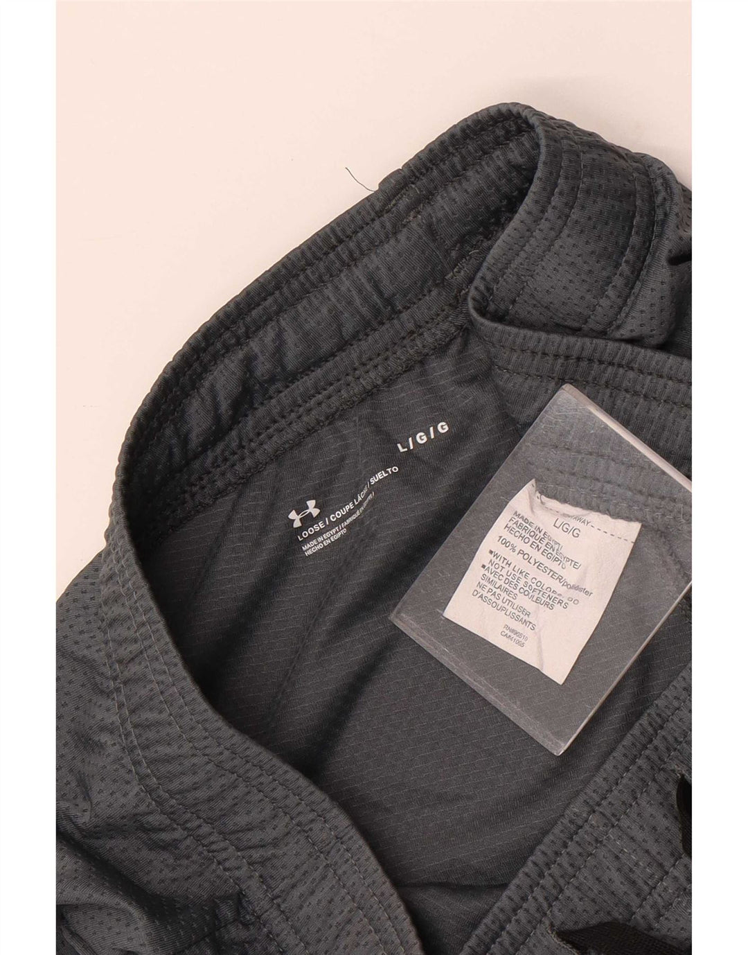 Pantaloni scurți sport Under Armour pentru bărbați, mari, gri din poliester