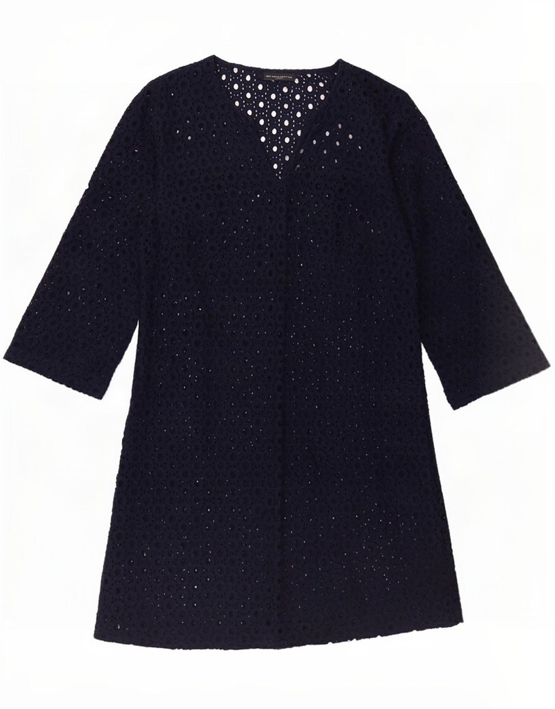 Rochie de bază cu mâneci 3/4 pentru plajă pentru femei The White Company UK 10 Mic bleumarin