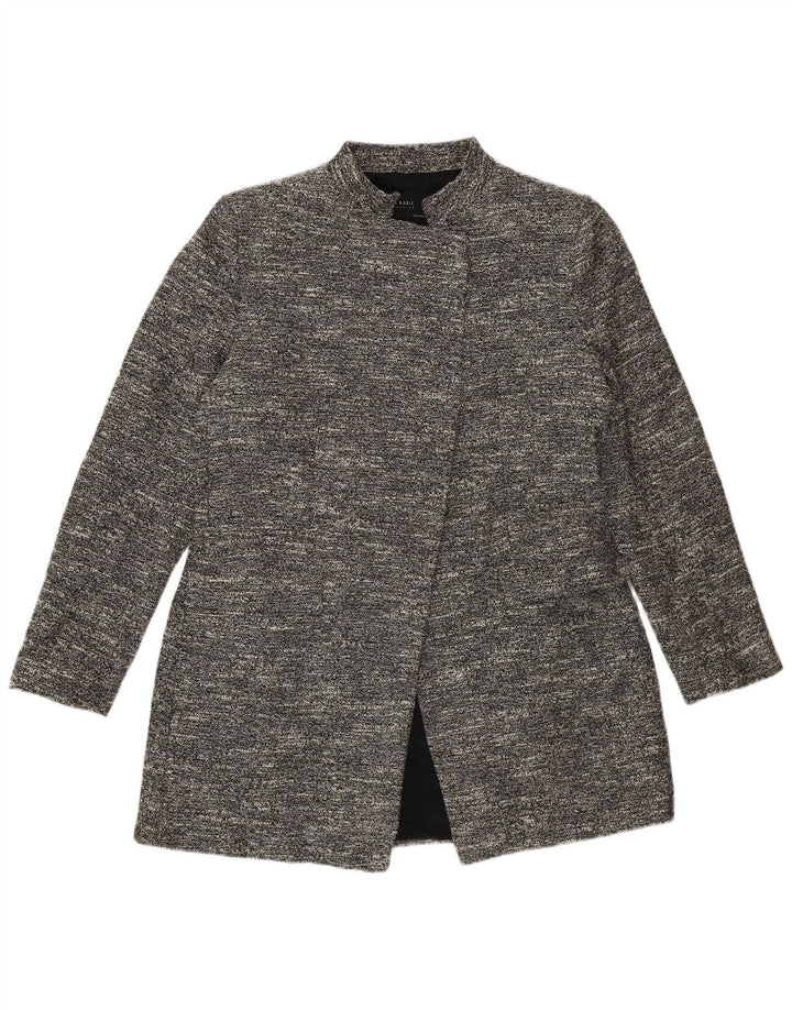 Pardesiu pentru femei Zara UK 18 XL, bumbac cu pete gri