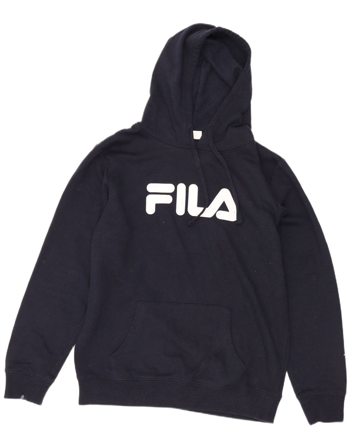Pulover Fila Băieți Graphic Hanocă 13-14 Ani Bleumarin Poliester
