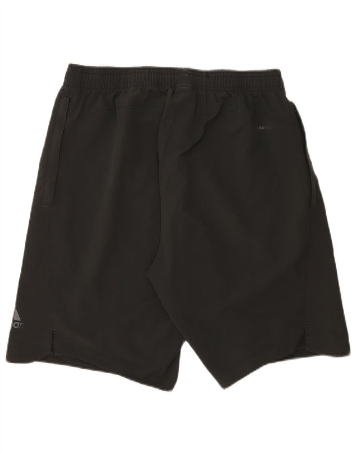 Pantaloni scurți sport pentru bărbați Adidas Climalite, gri mediu, poliester
