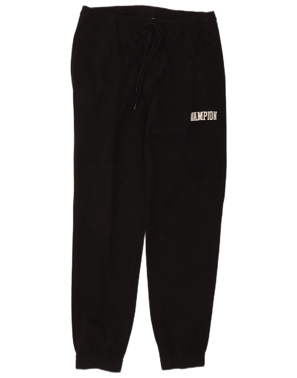 Pantaloni de trening grafic pentru bărbați Champion Pantaloni de jogging, mari, negru, bumbac