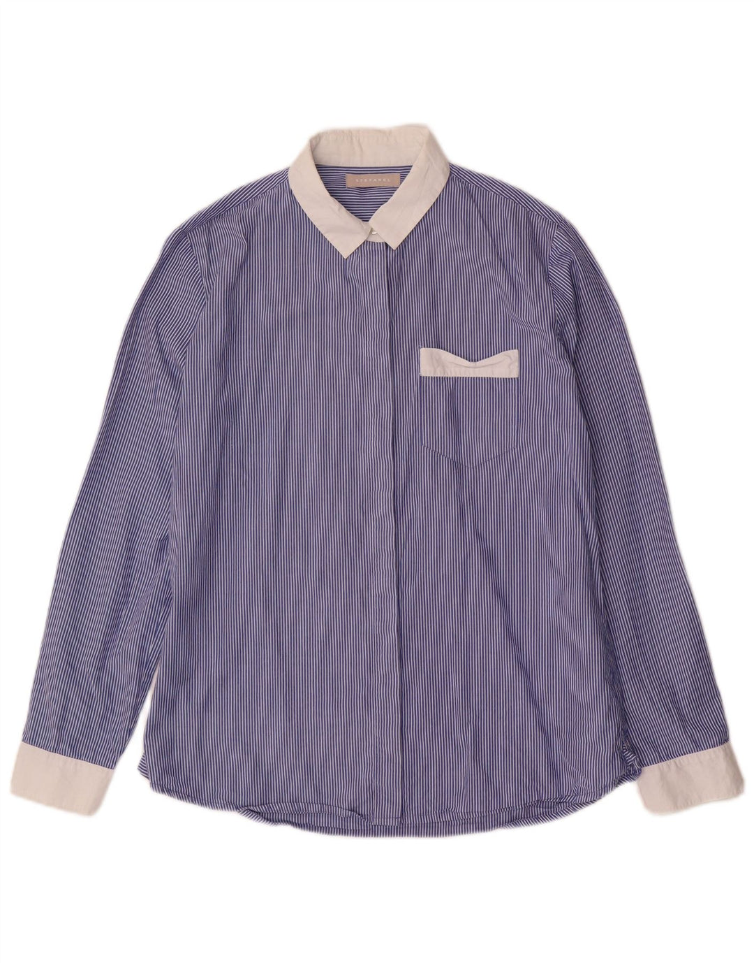 Cămașă pentru femei STEFANEL IT 42 Medium Blue Pinstripe