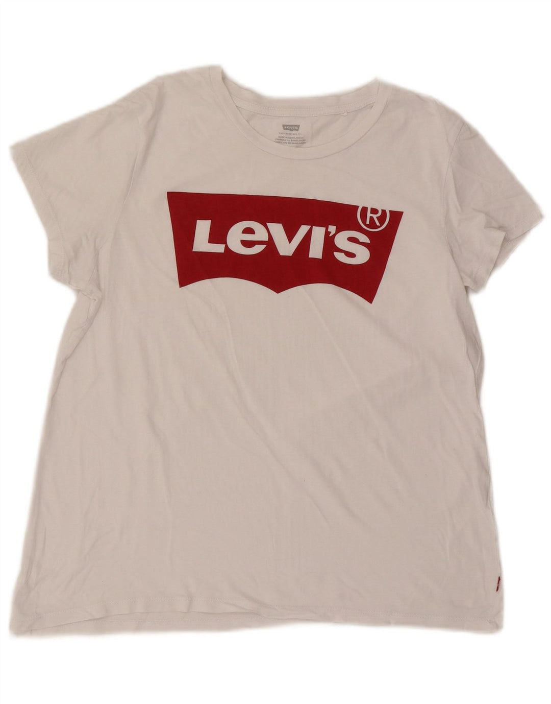 Tricou grafic Levi's pentru femei Top UK 16 Large White