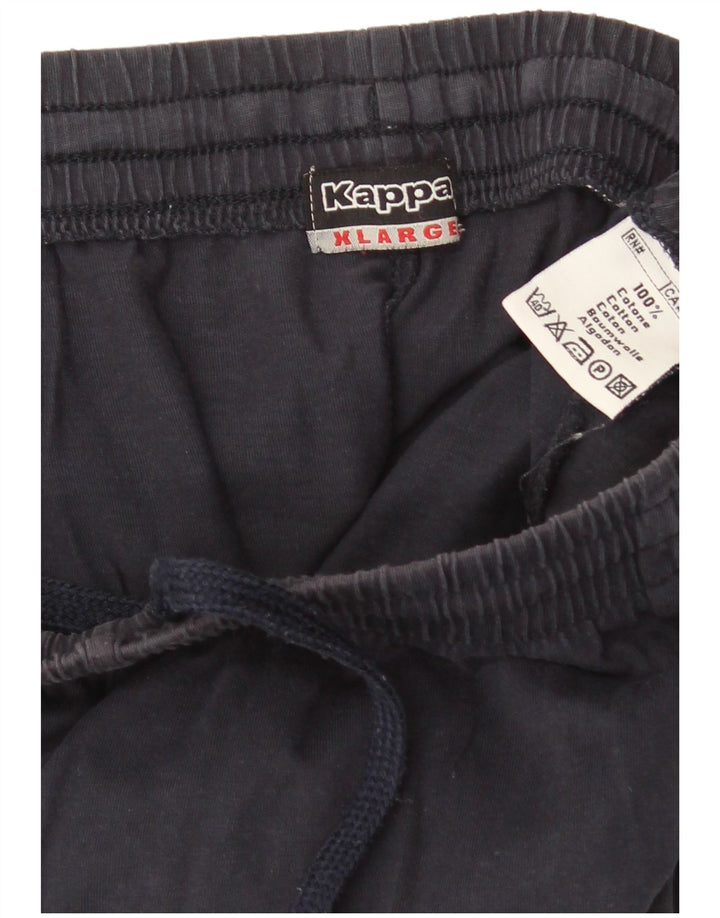 Pantaloni de trening KAPPA pentru bărbați XL, bumbac bleumarin