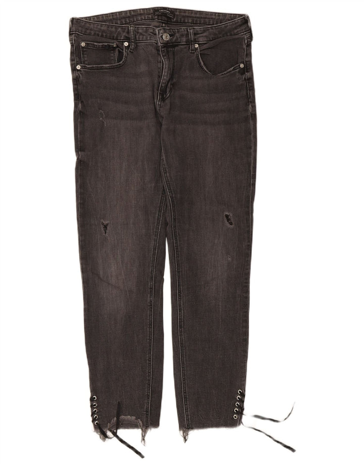 Blugi slim pentru damă Zara EU 44 XL W34 L27 gri