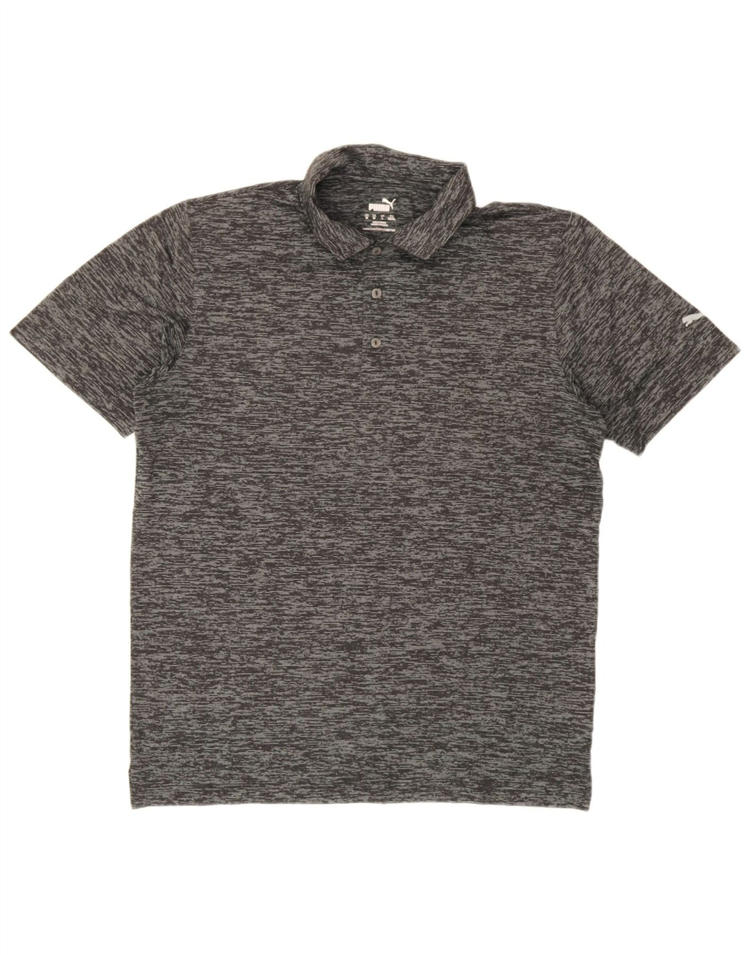 Tricou polo pentru bărbați Puma, mare, gri poliester cu pături