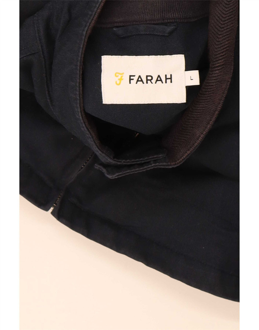 Jachetă Bomber pentru bărbați Farah UK 40 mare din bumbac bleumarin