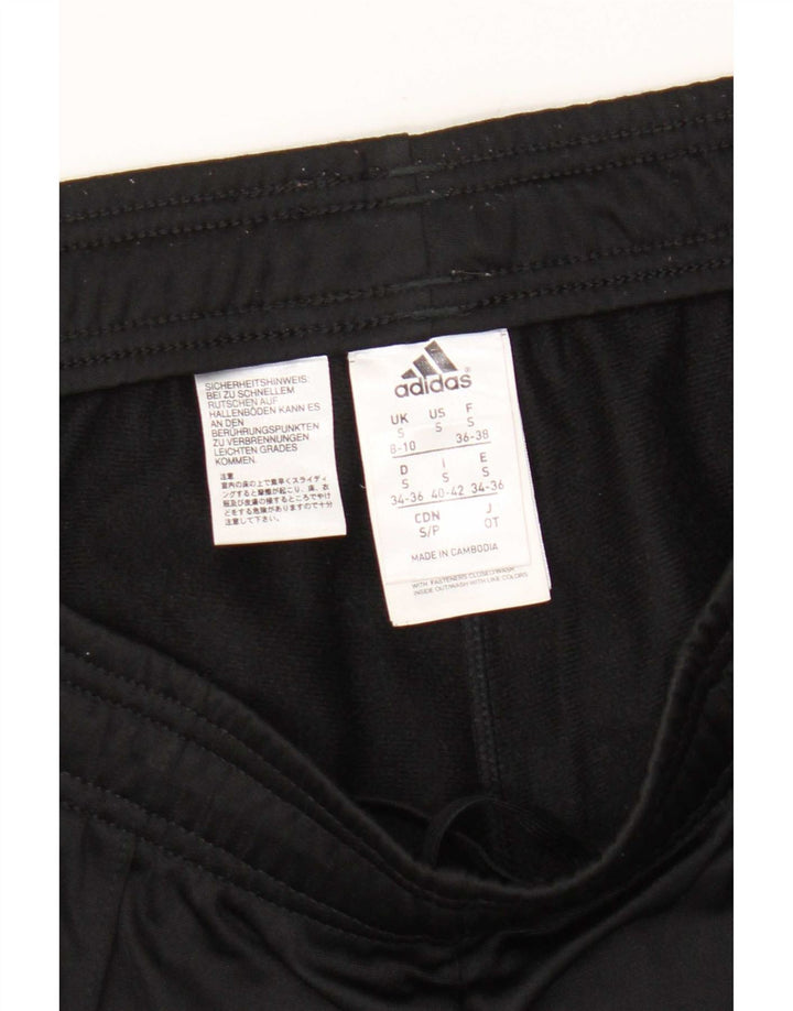 Pantaloni de trening Adidas pentru femei UK 8/10 Poliester negru mic
