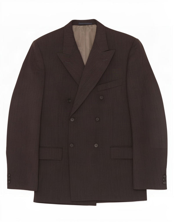 Jachetă pentru bărbați Trussardi cu două piepturi IT 52 XL, gri cu dungi