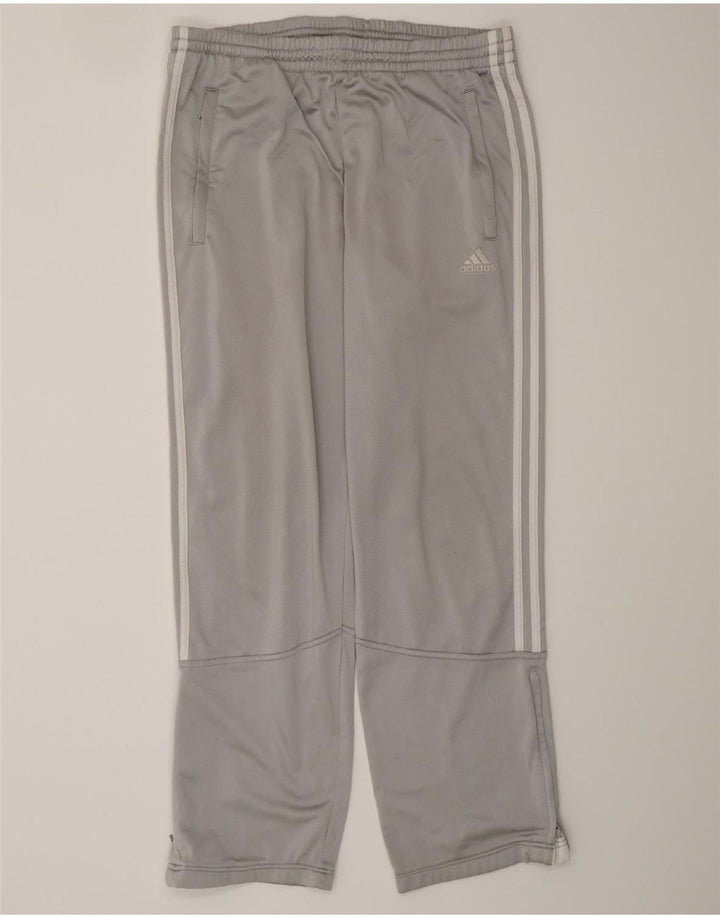 Pantaloni de trening ADIDAS pentru bărbați UK 40/42 Poliester mediu gri