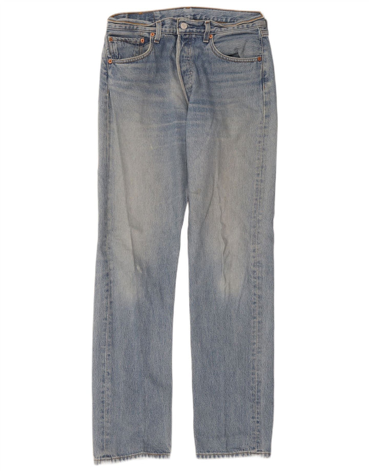 Blugi drepti pentru bărbați Levi's 501 W32 L34 Bumbac albastru