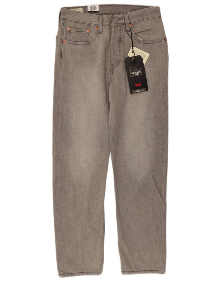 Blugi drepti 501 pentru femei Levi's W26 L28 bumbac gri