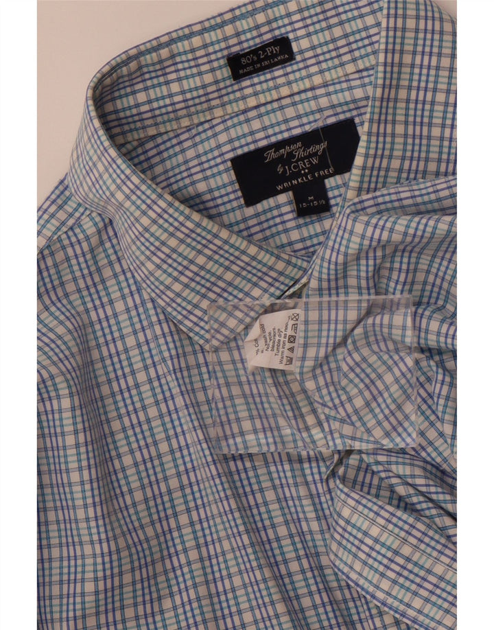 Cămașă pentru bărbați J. Crew UK 15 15 1/2 Medium Blue Check Bumbac