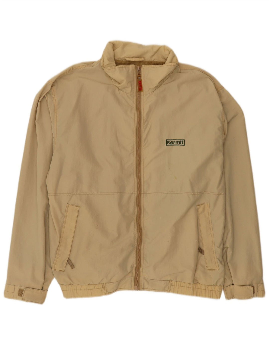 Slam Bomber Jacket pentru bărbați UK 40 mare, bej, nailon