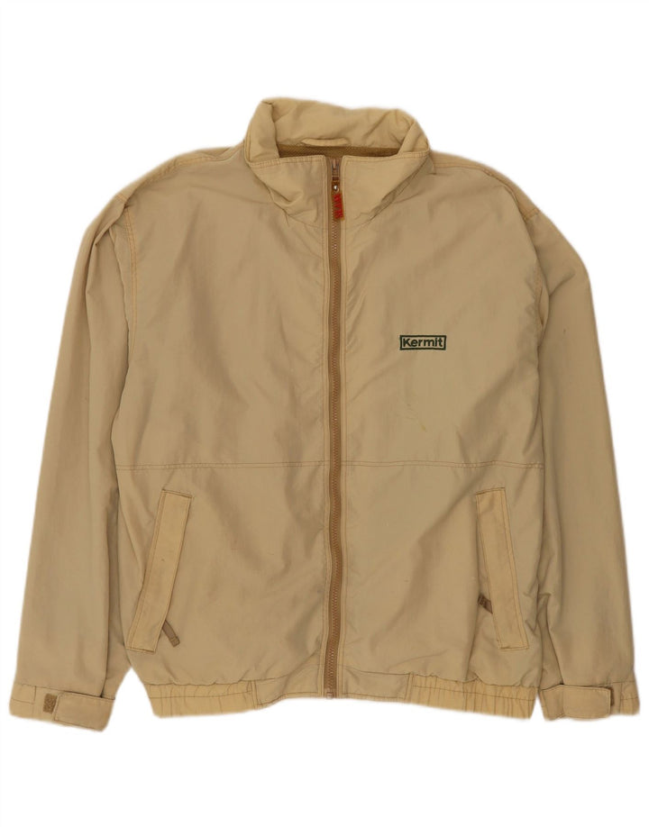 Slam Bomber Jacket pentru bărbați UK 40 mare, bej, nailon
