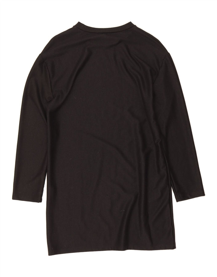 ZARA Womens Jumper Dress UK 12 Medium Black Polyester Vintage Zara and Second-Hand Zara from Messina Hembry 