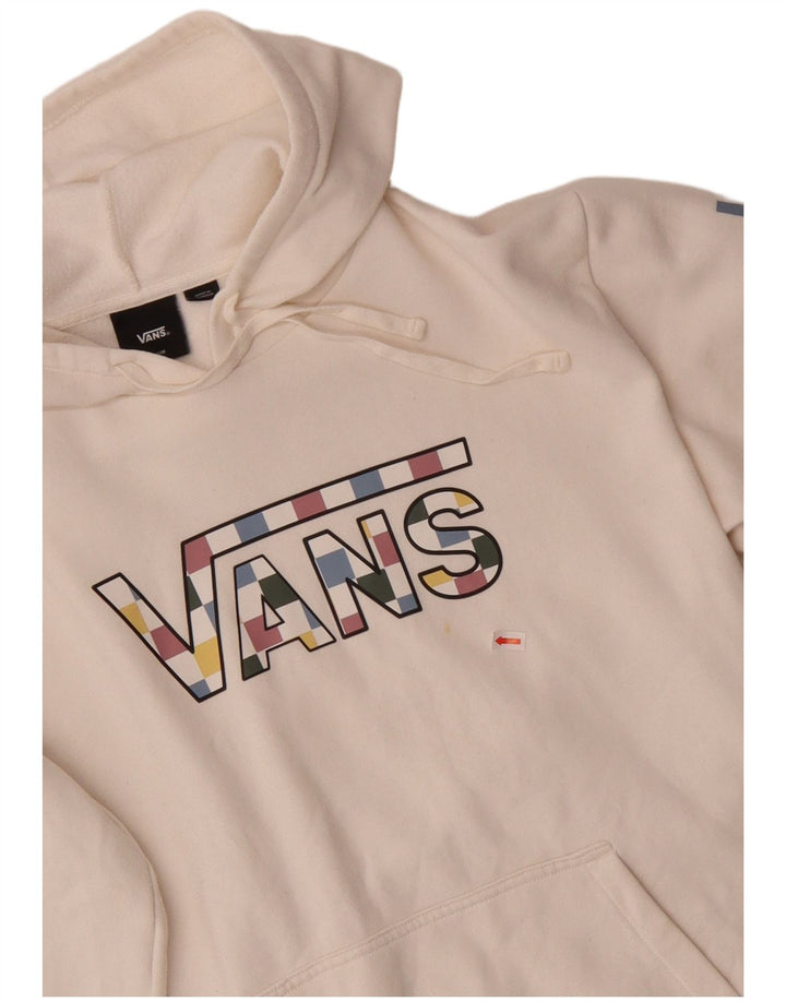 Hanocă grafică Vans pentru bărbați, bumbac alb mediu