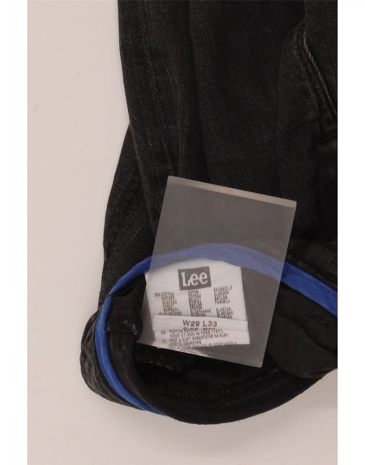 Blugi drepti pentru femei Lee W29 L30 bumbac negru